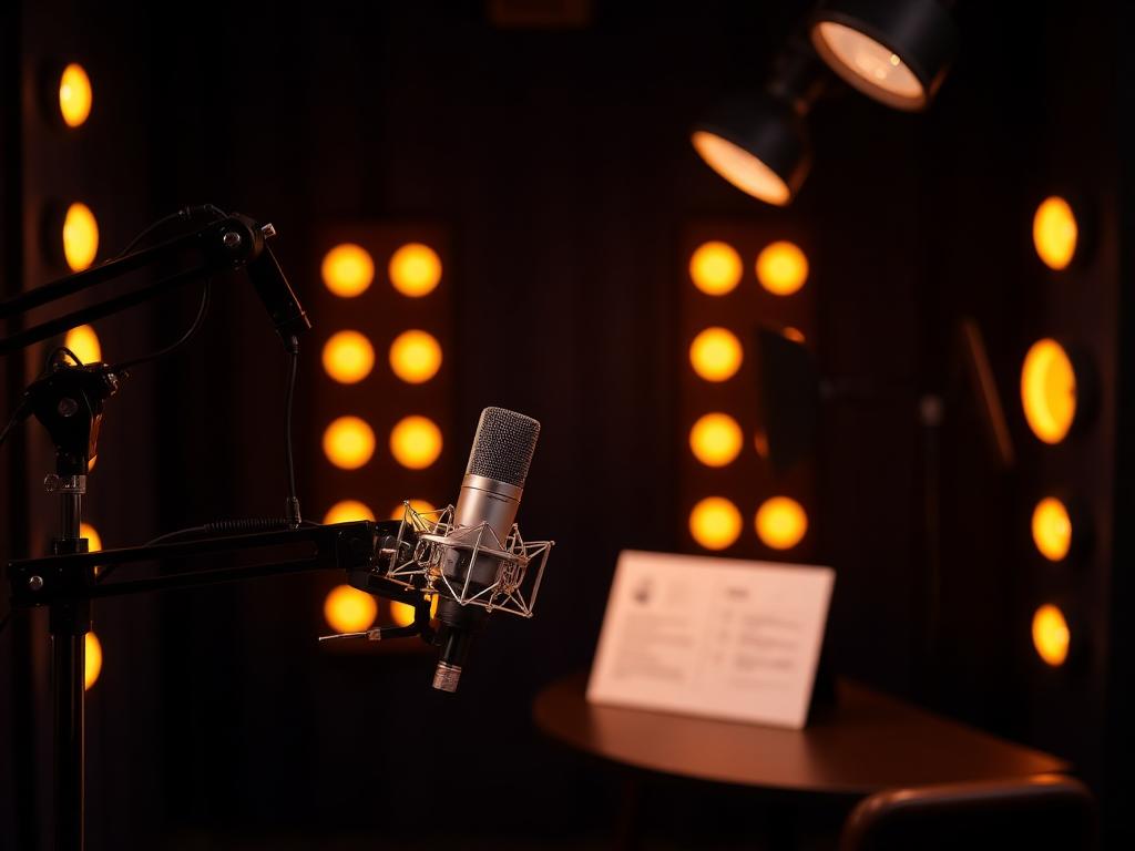 Estúdio de podcast